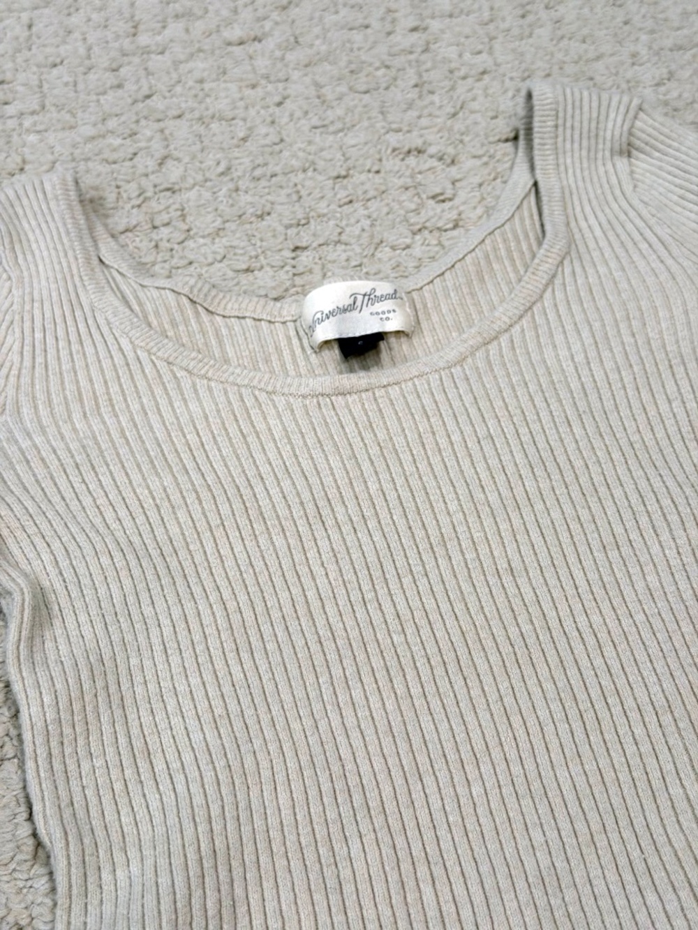 Universal Thread Ribbed Long Sleeve Top Size Small - Picture 6 of 7